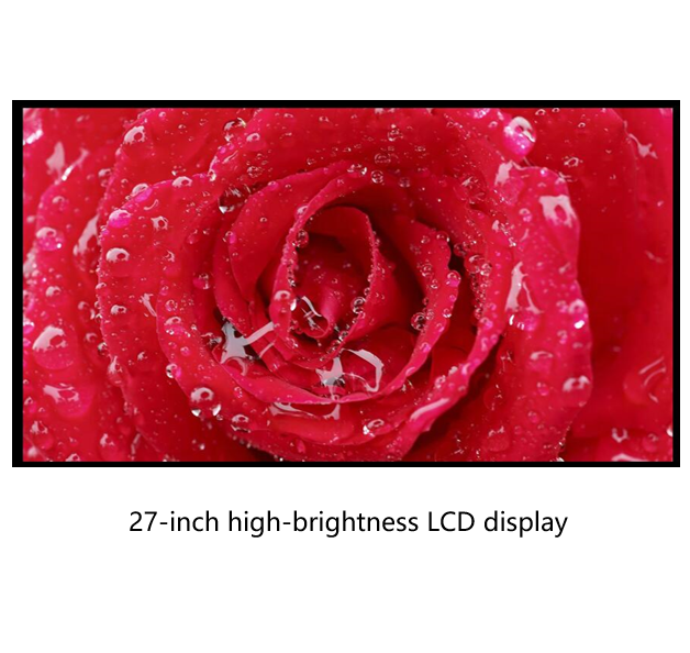 27inch High Brightness 1500nits for Outdoor Display LCD Screen Monitor Smart TV of kiosk