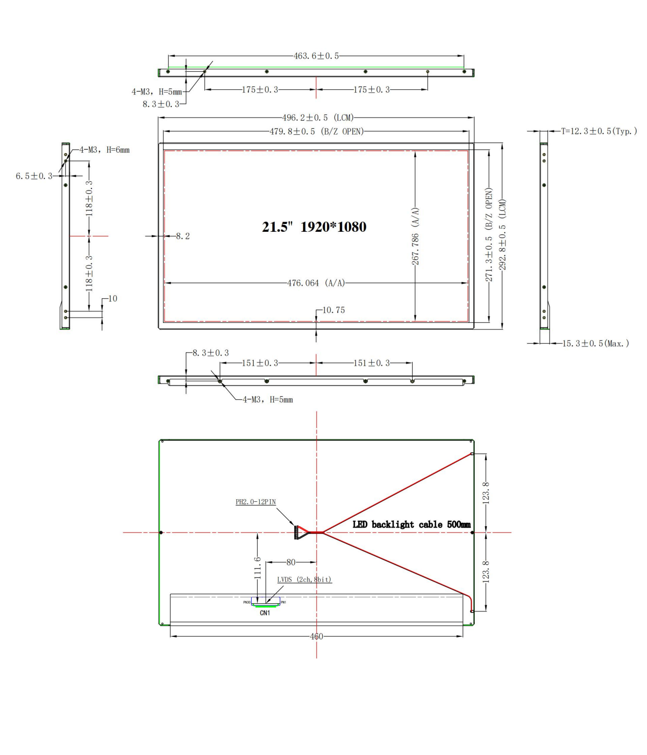 YZ215MBH10H-V2 original outline, PDF p4